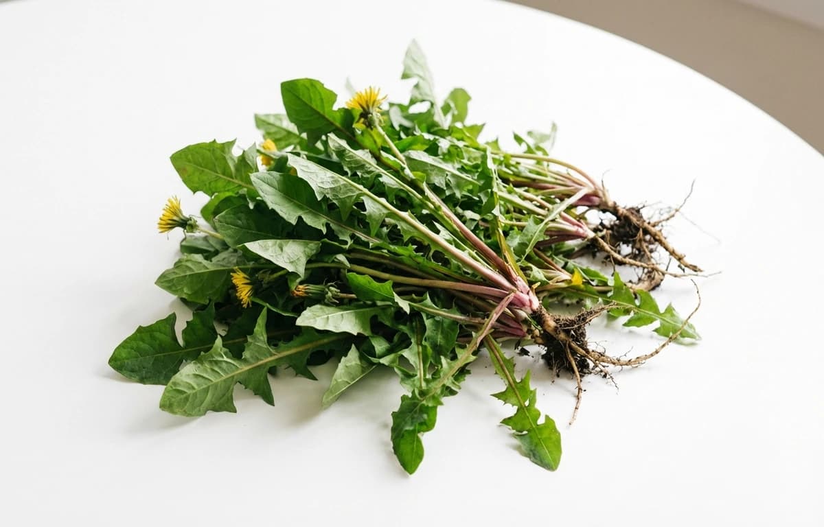 raw dandelion greens