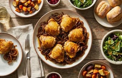 Baked Chicken Thighs with Slow-Caramelized Onions