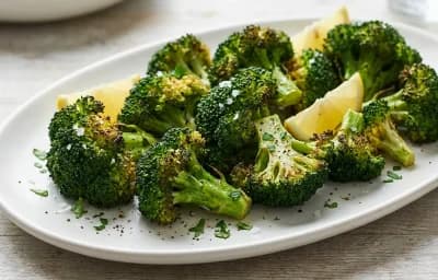 Baked Cod with Quinoa and Roasted Broccoli