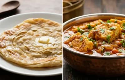 Bengali Porota with Omelette Curry