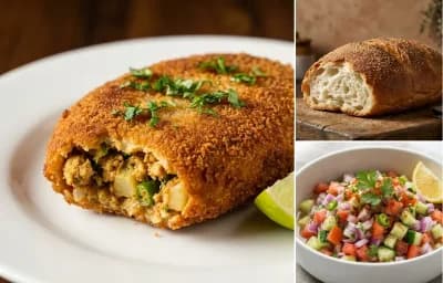Chicken Cutlet with Pauruti