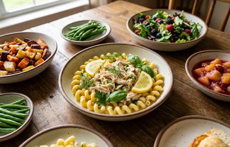 One-Pot Lemon Herb Chicken Pasta