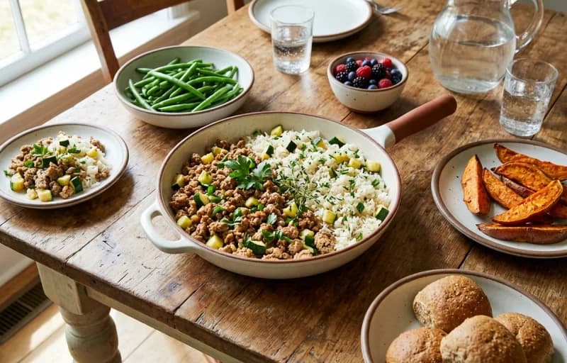 One-Pot Turkey and Rice Skillet