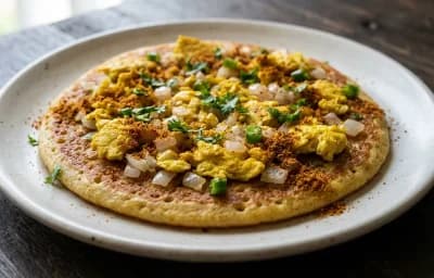 Egg Podi Uthappam