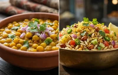 Ghugni with Jhal Muri