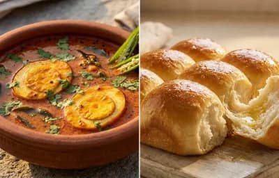 Konkani Egg Curry with Ladi Pav