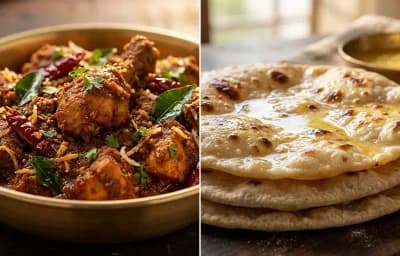 Kori Ajadina with Chapati