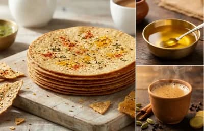 Masala Khakhra with Ghee