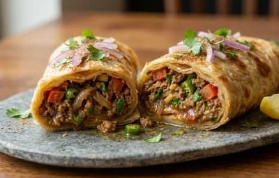 Mutton Keema Roll