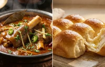 Mutton Paya with Ladi Pav