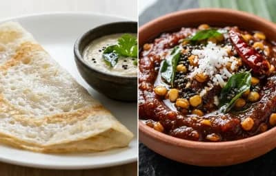 Neer Dosa with Belle Chutney