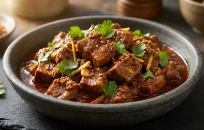 Pork with Axone Fry