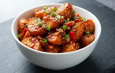 Schezwan Potatoes