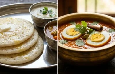 Set Dosa with Egg Salna