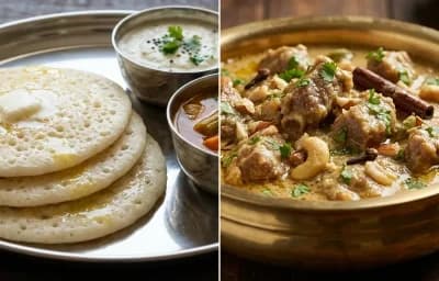 Set Dosa with Mutton Kurma