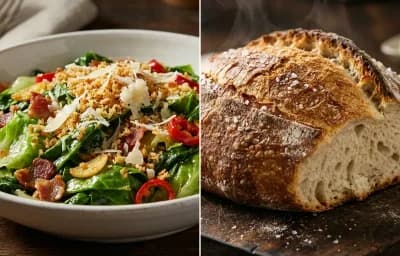 Utica Greens with No-Knead Crusty Bread