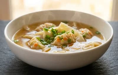 Vegetable Wonton Soup