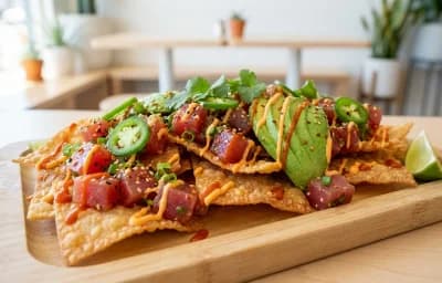 Ahi Poke Nachos