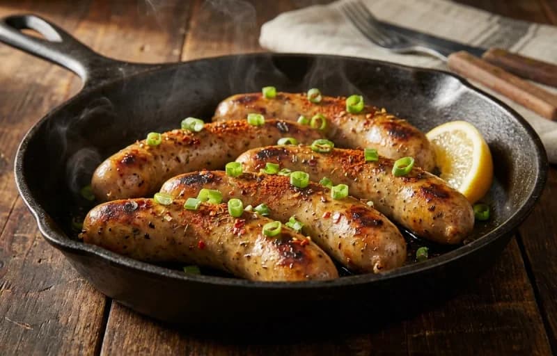 Alligator Sausage, Red Beans and Rice and Collard Greens - Recipe 1