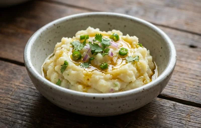 Aloo Bhate, Chhatu Rai and Anda Bhaja - Recipe 1