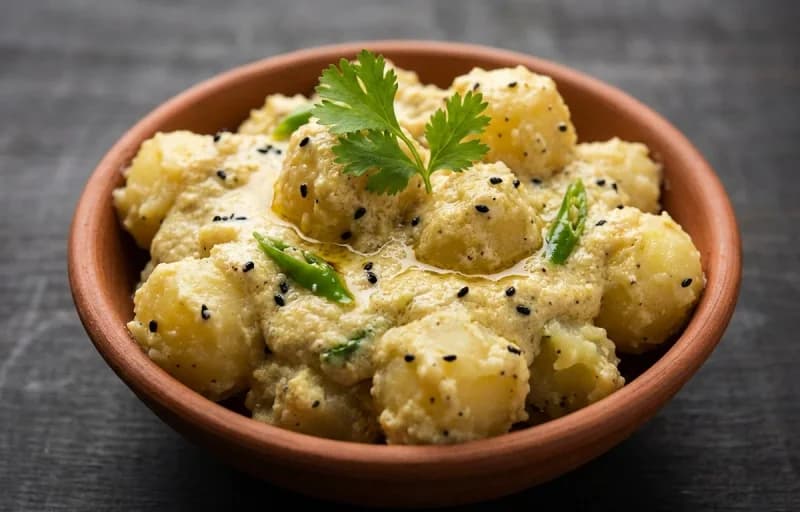 Ruti with Aloo Posto - Recipe 2