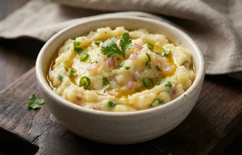 Ruti with Aloo Seddho Makha - Recipe 2