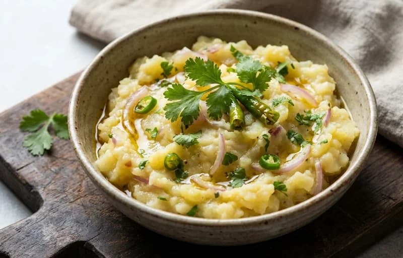 Ghee Rice, Aloo Seddho and Dim Seddho - Recipe 2