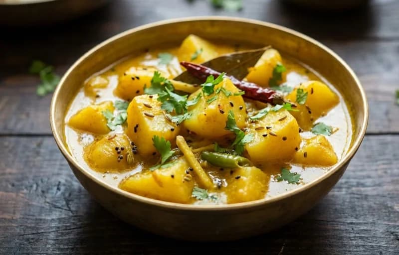 Aloo Torkari with Ruti - Recipe 1