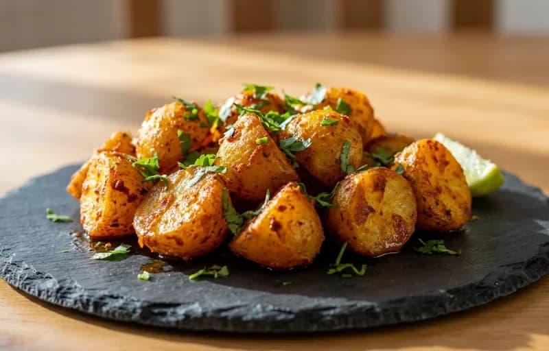 Aloo Tuk with Arbi Tuk - Recipe 1