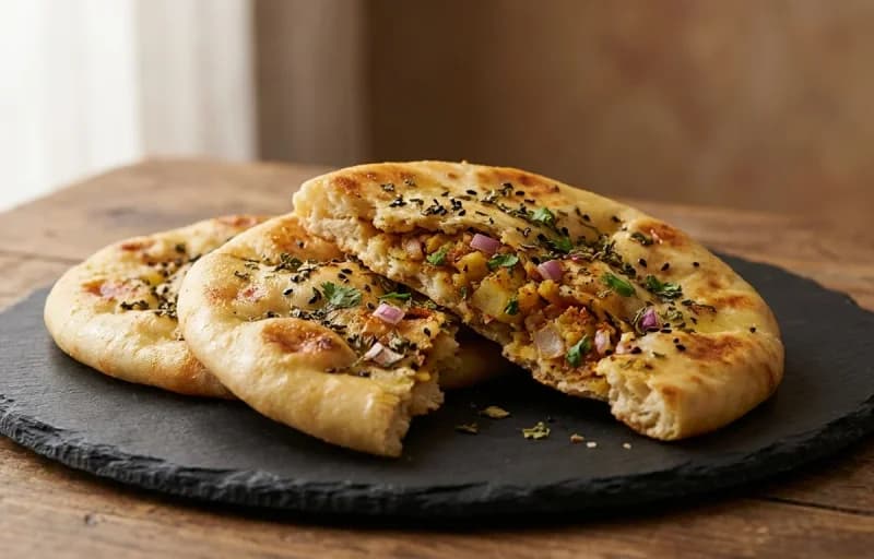 Amritsari Kulcha, Punjabi Chole Masala and Tamarind Chutney - Recipe 1