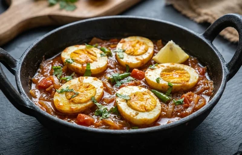 Amritsari Tawa Egg Masala