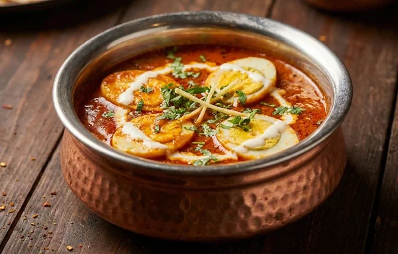 Anda Changezi with Saffron Sheermal - Recipe 1