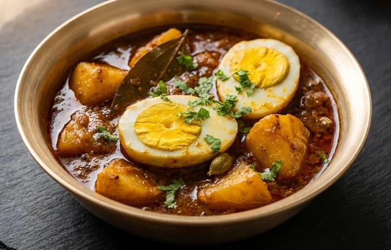 Anda Kassa with Laccha Pyaaz - Recipe 1