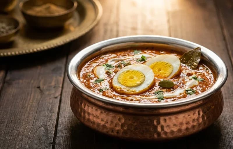 Anda Lazeez with Ulte Tawa Paratha - Recipe 1