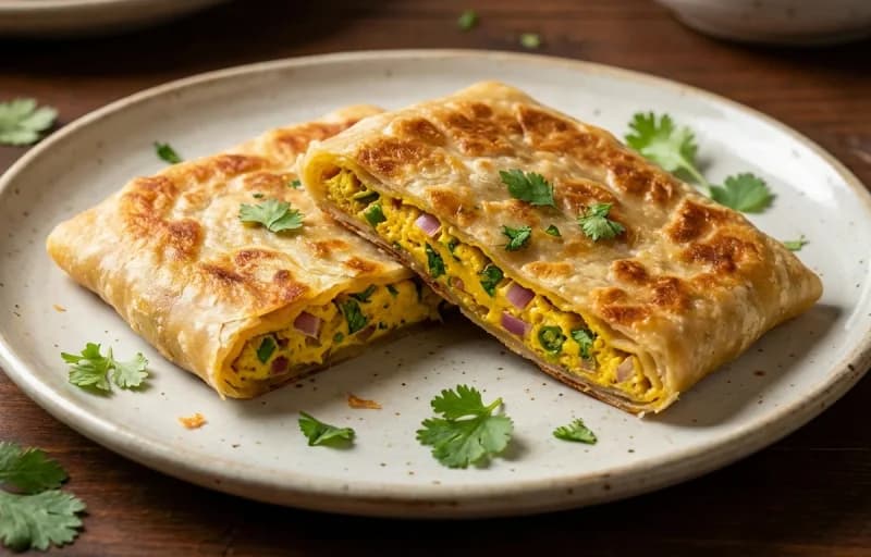 Anda Mughlai Paratha
