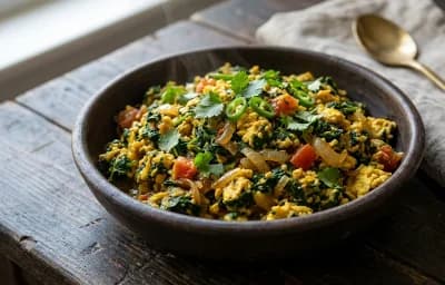 Anda Palak Bhurji