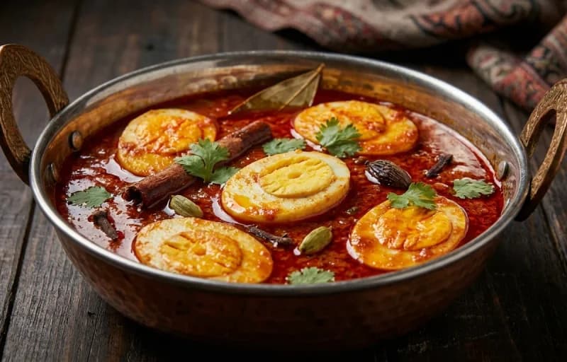 Anda Rogan Josh, Saffron Sheermal and Kehwa - Recipe 1