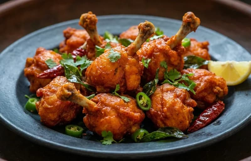Andhra Chicken Lollipop