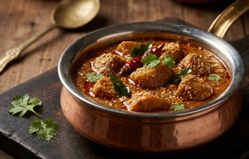 Pudina Paratha with Arbi ka Salan - Recipe 2