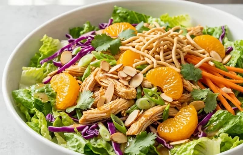 Asian Chicken Salad with Mandarin Oranges