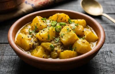 Assamese Mustard Potato Curry