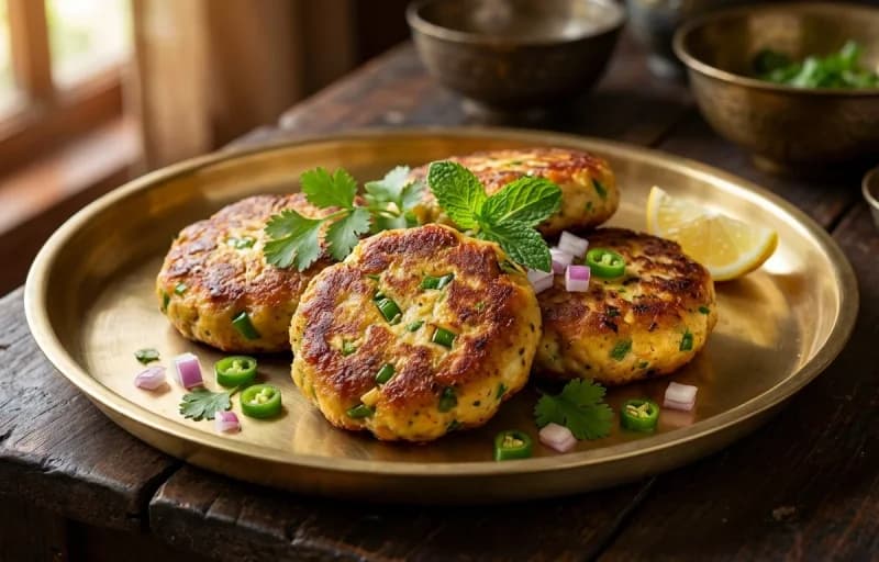 Awadhi Egg Kebab, Mint Chutney and Taftan - Recipe 1