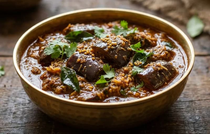 Matta Rice, Badane Gassi and Moong Dal Kosambari - Recipe 2