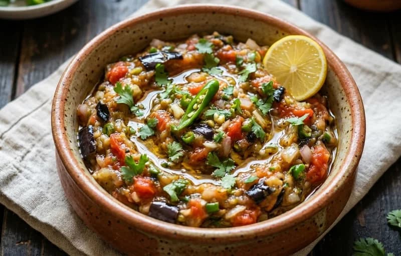 Vegetable Khichdi with Baingan ka Chokha - Recipe 2