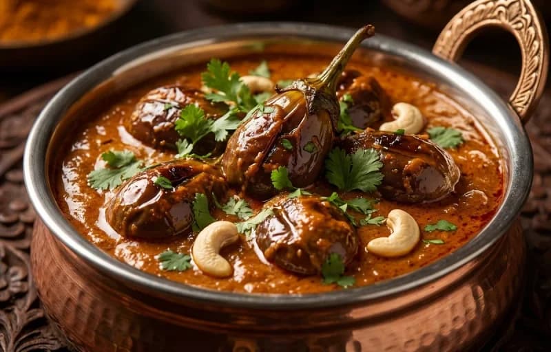 Baingan Musallam with Khamiri Roti - Recipe 1