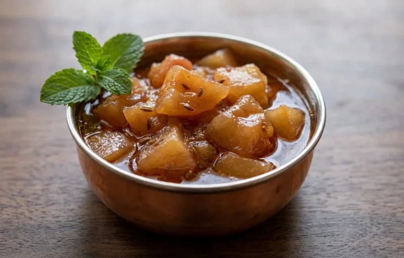 Bam Tsount with Steamed Basmati Rice - Recipe 1