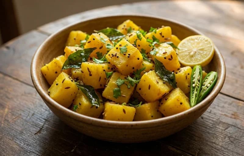 Batatyachi Bhaji with Puran Poli - Recipe 1