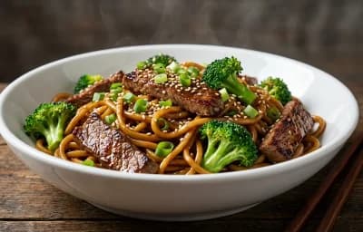 Beef and Broccoli Lo Mein