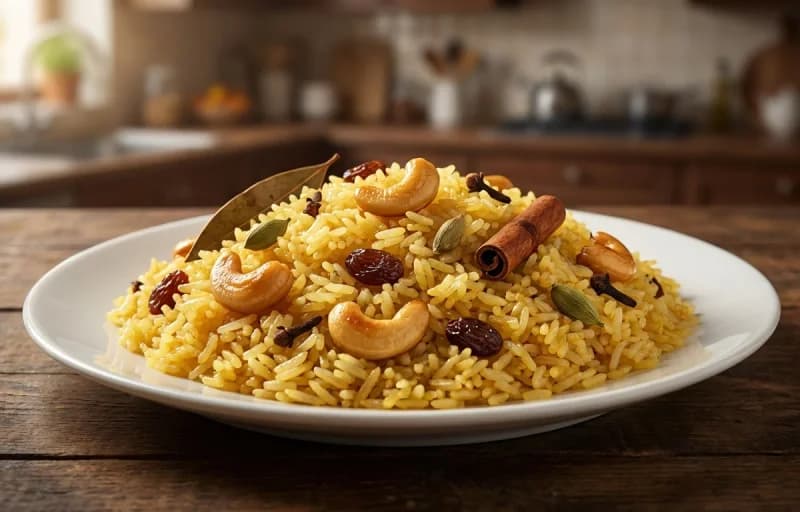 Anda Ghashi, Bengali Mishti Pulao and Valval - Recipe 2