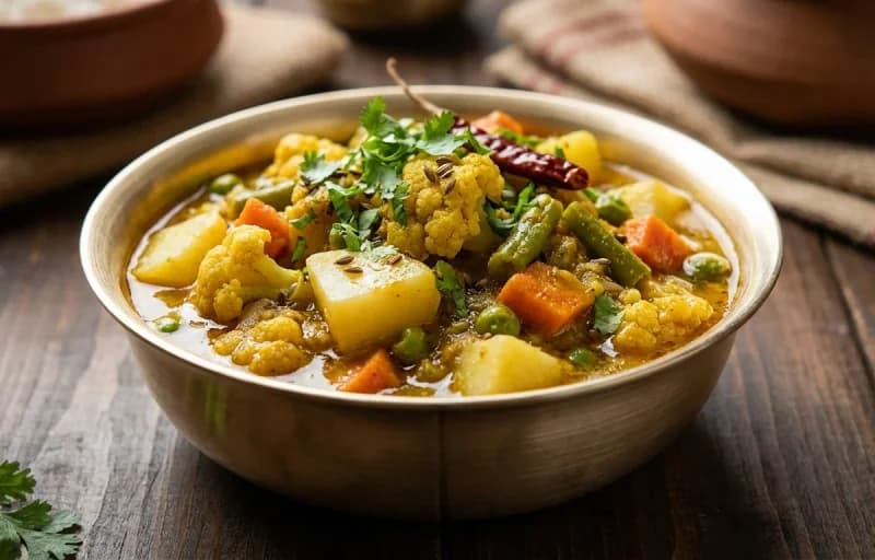 Ruti with Sobji Torkari - Recipe 2